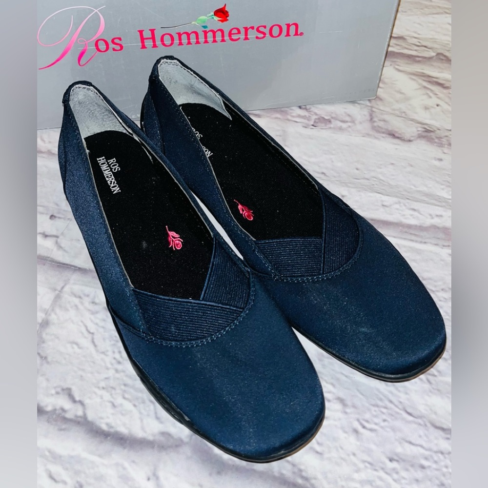 ROS HOMMERSON Leather Stretch Flats CADY NIB! - Picture 2 of 11